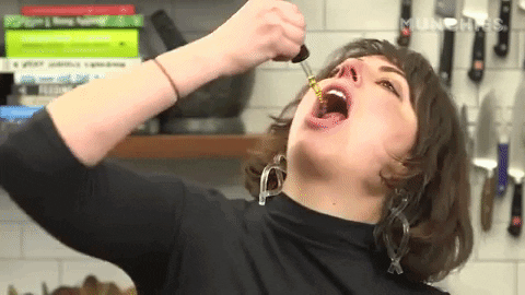 Using a cannabis tincture