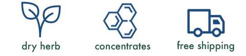 Dry Herbs, Concentrates and Free Shipping